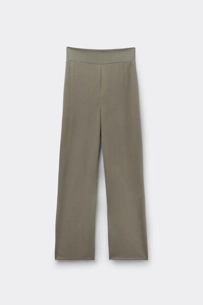 Green Soft Touch Palazzo Pants, 5701_229Z, large image number 4