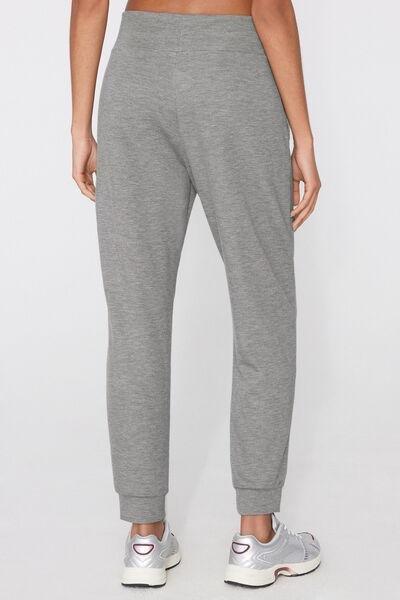 Grey Soft Touch Cuffed Ankle Joggers, 5701_201Z, medium