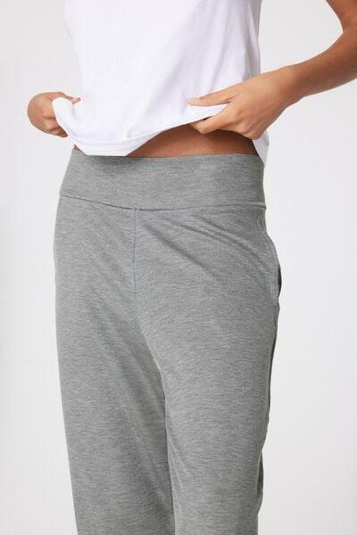 Grey Soft Touch Cuffed Ankle Joggers, 5701_201Z, large image number 2