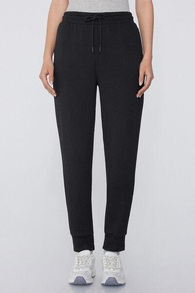 Black Soft Touch Joggers, , large image number 0