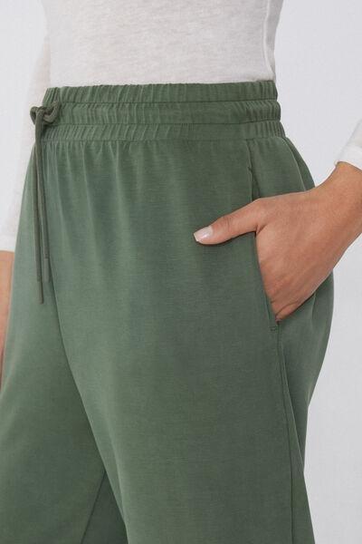 Green Soft Touch Jogger Pants, , large image number 3