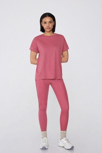 Purple Microfibre Leggings, , large image number 1