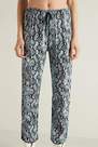 Tezenis - SNAKE PRINT Canvas Joggers with Piping