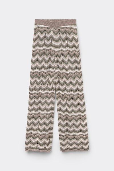 Multicolour Long Crochet Pants, , large image number 4