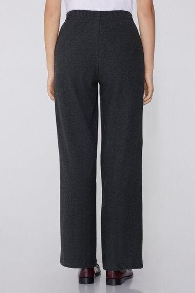 Grey Palace Fabric Cotton Pants, 5701_926Y, large image number 2