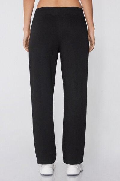 Black Ultrasoft Touch Fleece Trousers, , large image number 1