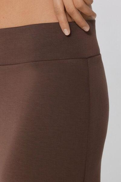 Brown Ultrasoft Touch Fleece Trousers, 5701_163Z, large image number 3