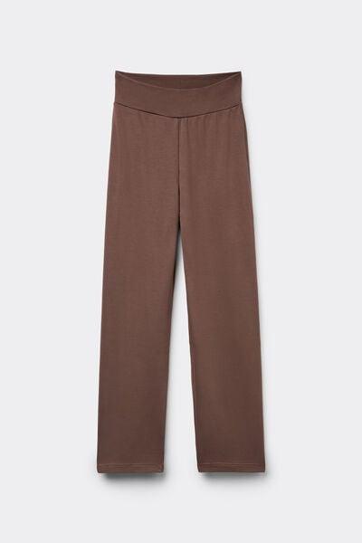 Brown Ultrasoft Touch Fleece Trousers, 5701_163Z, large image number 4