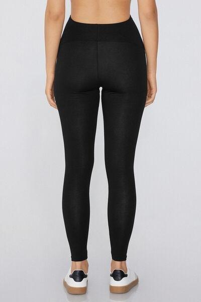 Black Maternity Stretch Leggings, , large image number 2
