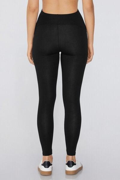 Black Maternity Stretch Leggings, , large image number 2