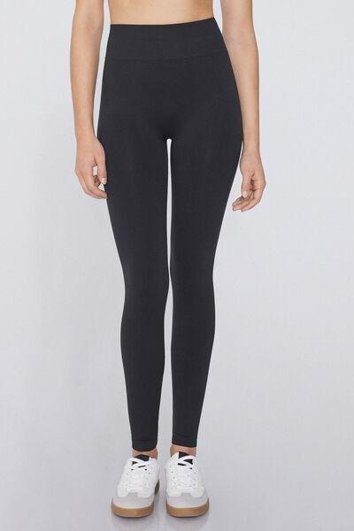 Black Scrunch Leggings, , large image number 0