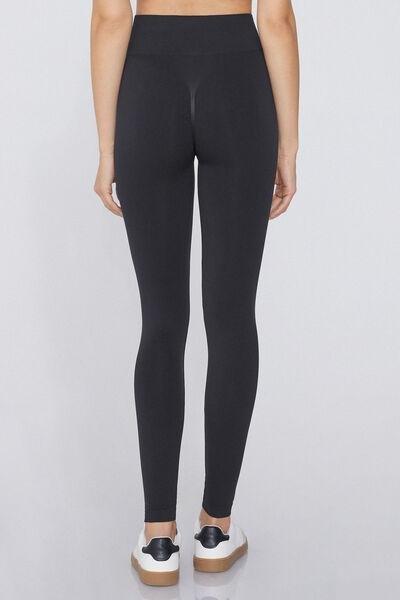 Black Scrunch Leggings, , large image number 2