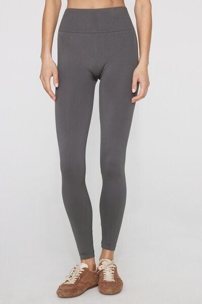 Gray Scrunch Leggings, 5701_191Z, large image number 1