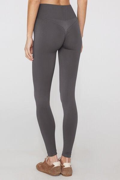 Gray Scrunch Leggings, 5701_191Z, large image number 2