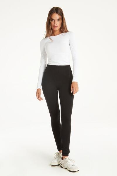 Black Milano-Stitch Leggings, , large image number 1