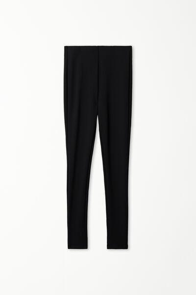 Black Milano-Stitch Leggings, , large image number 4