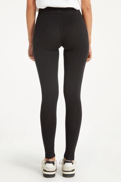 Black High-Waisted Leggings, , large image number 2