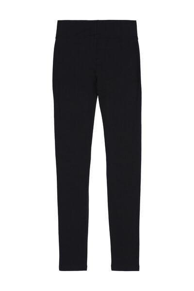 Black High-Waisted Leggings, Black, large image number 7