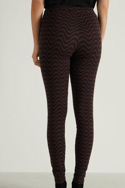 Multicolour Elastic Waist Leggings, , large image number 2