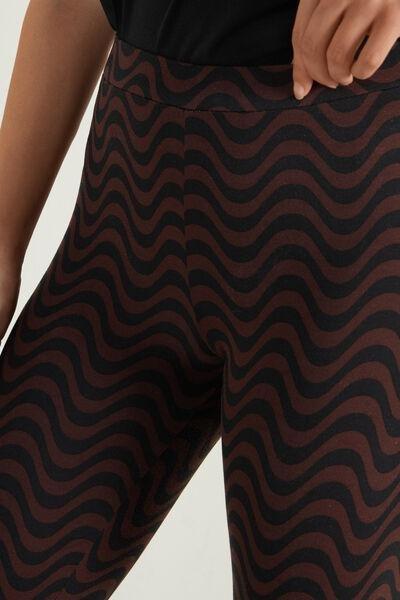 Multicolour Elastic Waist Leggings, , large image number 3