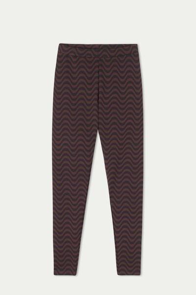 Multicolour Elastic Waist Leggings, , large image number 4