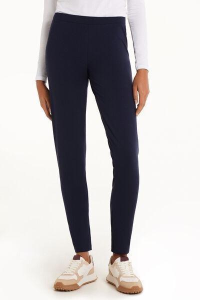 Navy Basic Leggings, , medium