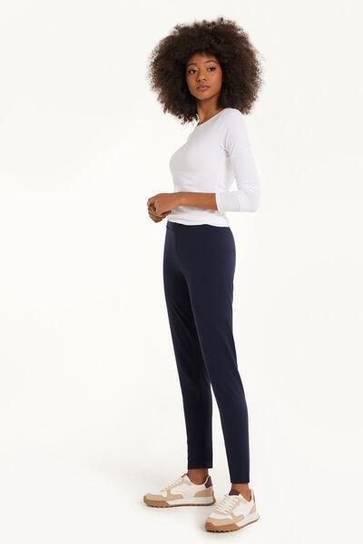 Navy Basic Leggings, , large image number 1
