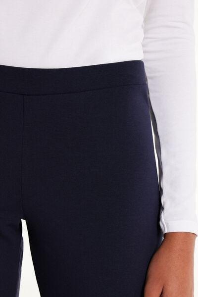 Navy Basic Leggings, , large image number 3