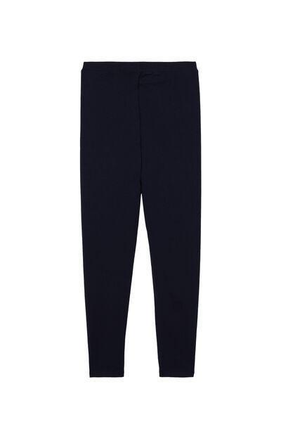 Navy Basic Leggings, , large image number 5