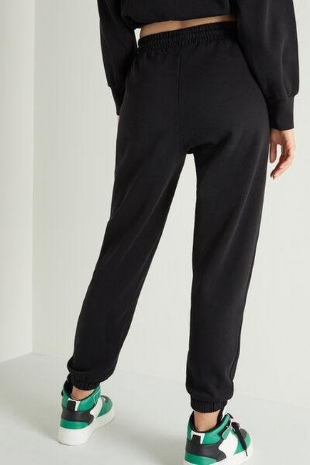 Tezenis - BLACK Oversize Fleece Trousers