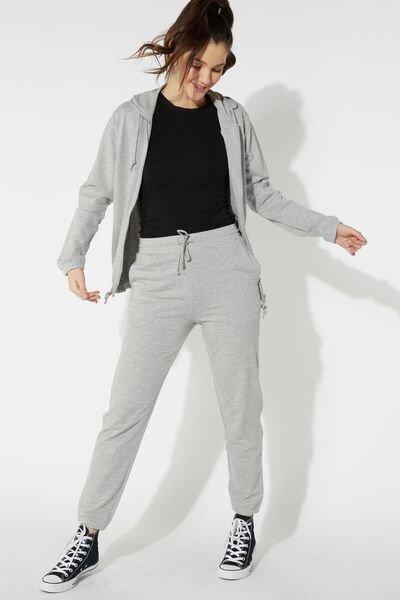 Grey Drawstring Joggers, , large image number 0