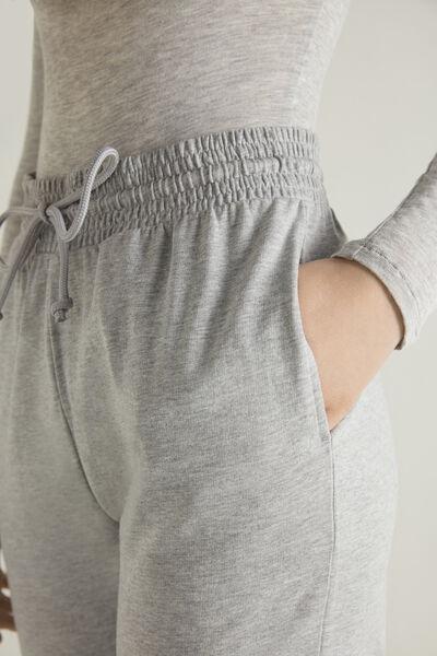 Grey Drawstring Joggers, , large image number 5