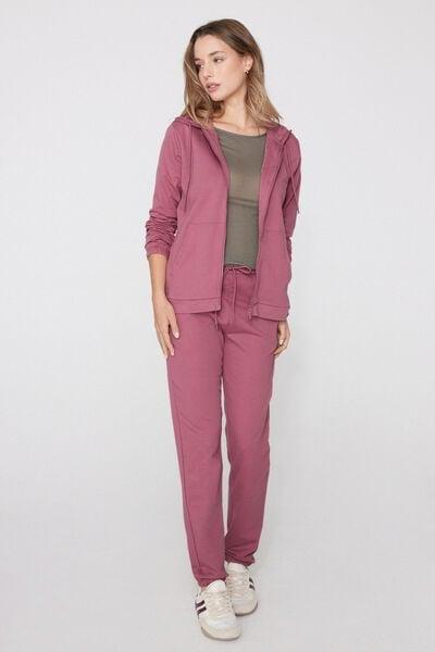 Pink Welt Pocket And Drawstring Joggers, 5701_179Z, medium