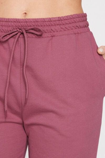 Pink Welt Pocket And Drawstring Joggers, 5701_179Z, medium