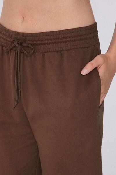 Caramel Welt Pocket Cotton Joggers, 5701_304Y, large image number 3