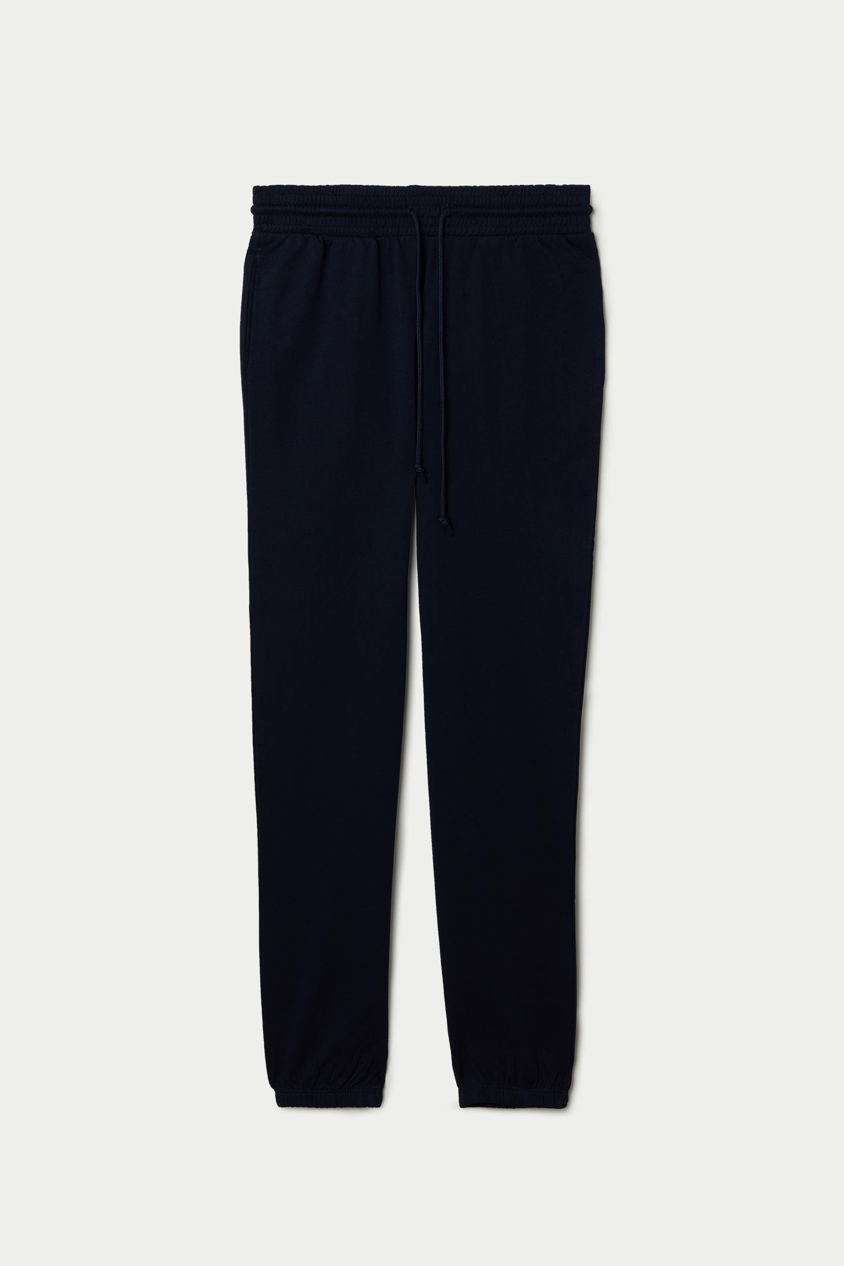 Blue Drawstring Joggers, , large image number 1