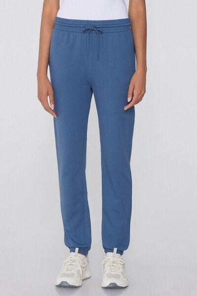 Navy Welt Pocket Cotton Joggers, 5701_724Y, medium
