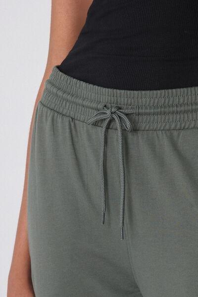 Green Welt Pocket Cotton Joggers, 5701_732Y, large image number 3