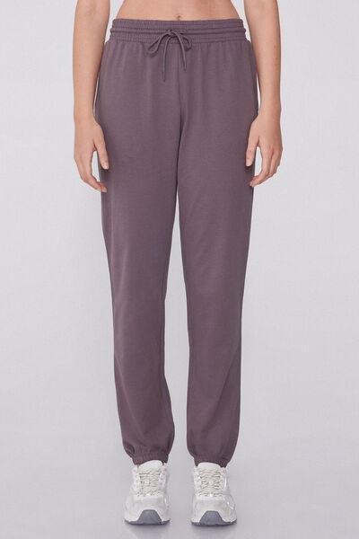 Violet Welt Pocket Cotton Joggers, 5701_749Y, medium