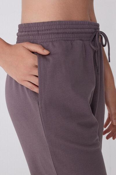 Violet Welt Pocket Cotton Joggers, 5701_749Y, large image number 3