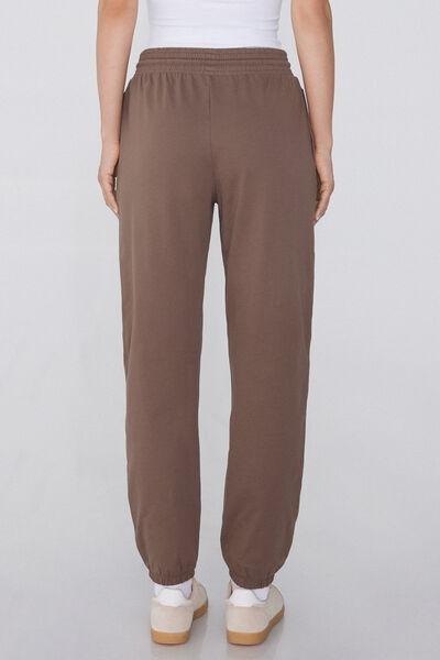 Brown Pocketed Joggers, , large image number 2