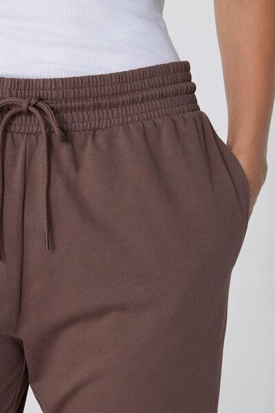 Brown Pocketed Joggers, , large image number 3