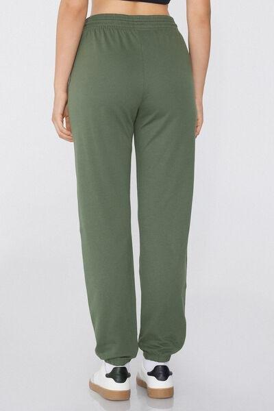 Green Pocketed Joggers, , large image number 2
