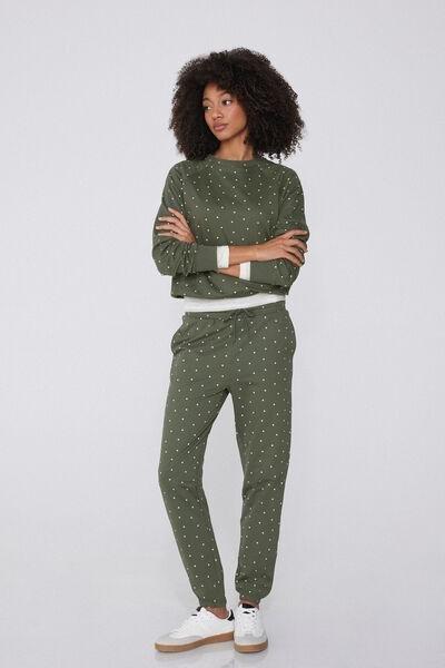 Green Welt Pocket Joggers, , large image number 1