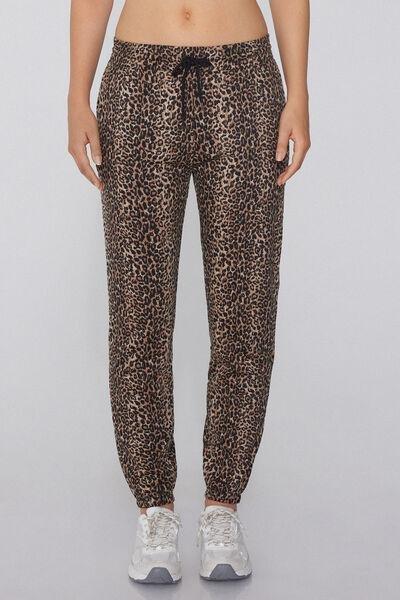 Brown Welt Pocket Cotton Joggers, 5701_760Y, medium