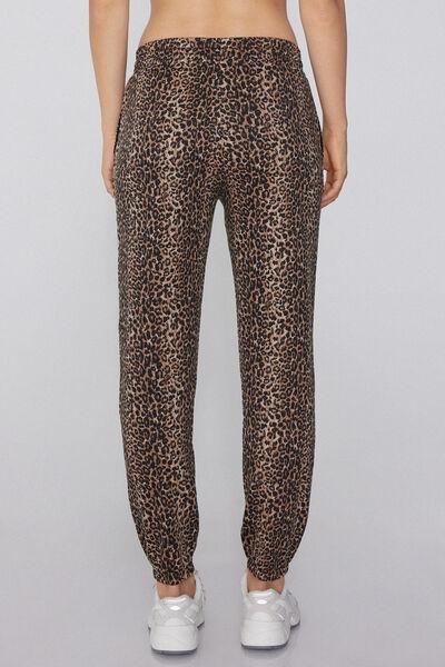 Brown Welt Pocket Cotton Joggers, 5701_760Y, large image number 2