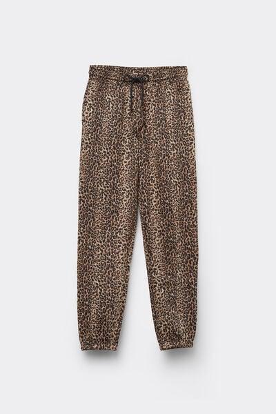 Brown Welt Pocket Cotton Joggers, 5701_760Y, large image number 4