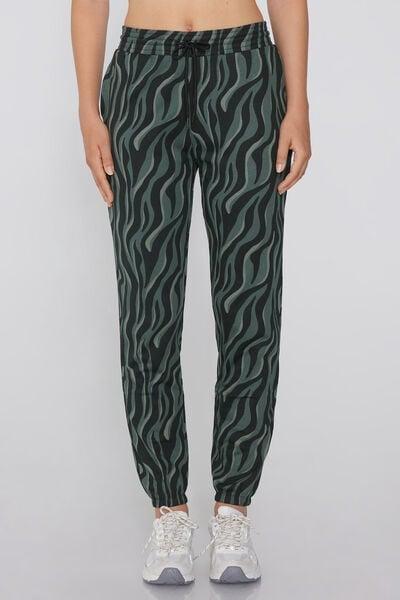 Green Welt Pocket Cotton Joggers, 5701_761Y, medium