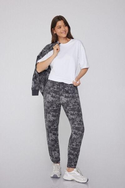 Grey Welt Pocket Cotton Joggers, 5701_764Y, large image number 1