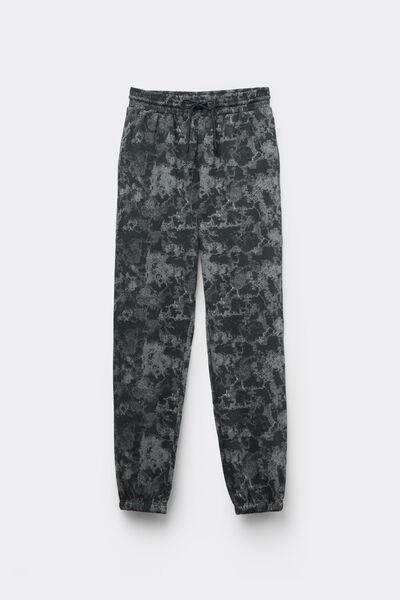 Grey Welt Pocket Cotton Joggers, 5701_764Y, large image number 4